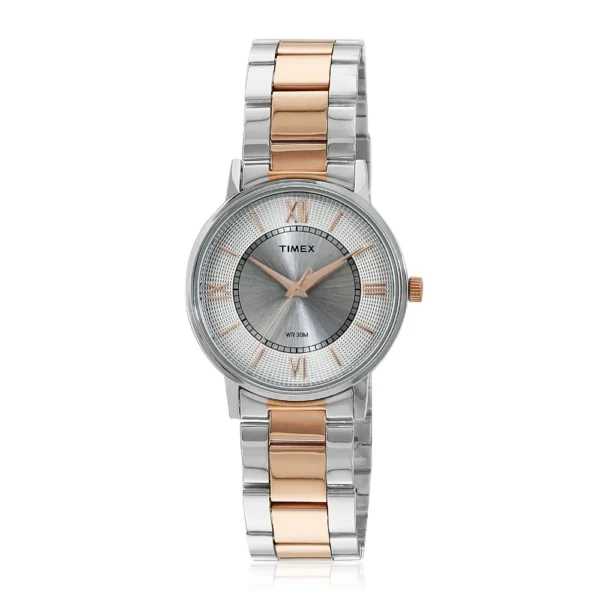 Timex Analog Silver Dial Multicolor Couple's Stainless Steel Watch set-TW00PR213 - Image 2